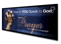 Horizontal Banner - Making Prayer Your Second Language