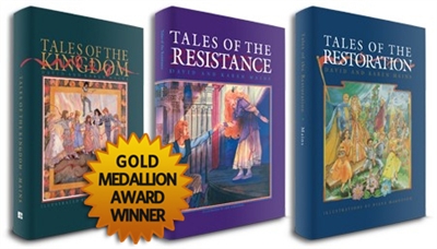 Kingdom Tales Trilogy by David R. Mains & Karen Mains - Gold-Medallion Award-winning Books (Autographed + Discussion Guide)