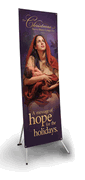 The Christmas You've Always Longed For Vertical Banners (2 x 5) (With Stands)