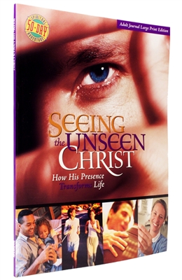 Adult Journal for Seeing the Unseen Christ in Large Print