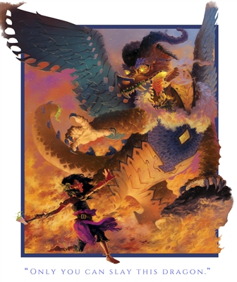 The Oriental Dragon Inspirational Print (8x10)